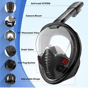 Full Face Snorkel Mask Adult L/XL